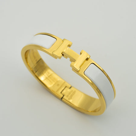 [Amore Jewels]H WHITE BRACELET