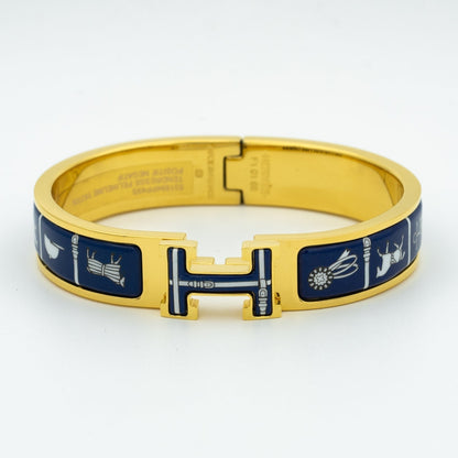 [Amore Jewels]H BRACELET BLUE CERAMIC
