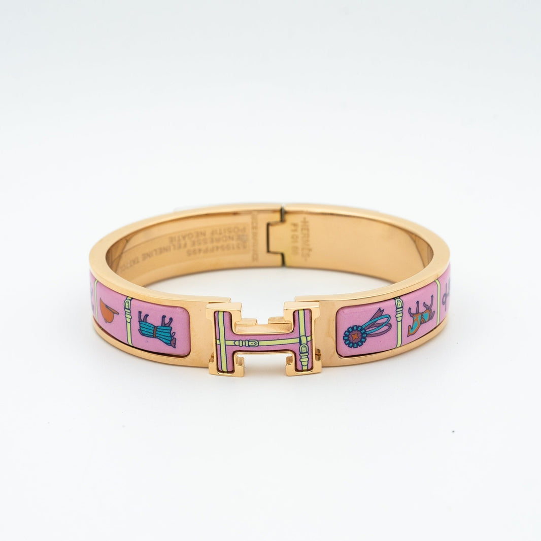 [Amore Jewels]H PINK GOLD BRACELET PINK CERAMIC