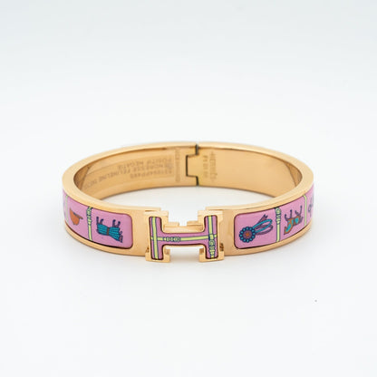 [Amore Jewels]H PINK GOLD BRACELET PINK CERAMIC