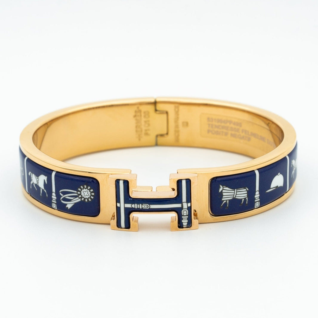 [Amore Jewels]H BRACELET BLUE CERAMIC