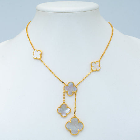 [Amore Jewels]CLOVER MOTHER OF PEARL NECKLACE 6 MOTIF