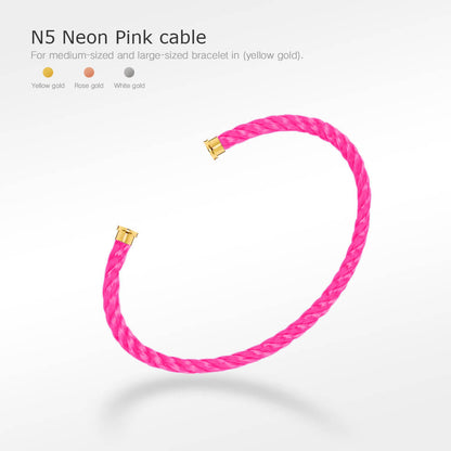 [Amore Jewels]FORCE SERIES BRACELET CABLES 50 CHOICES (DIY SELECTION)