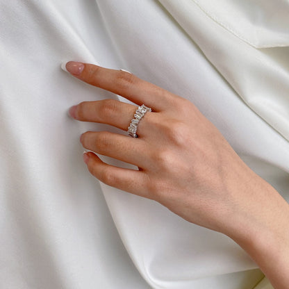 [Amore Jewels]Delicate Multi Shape Tennis Ring