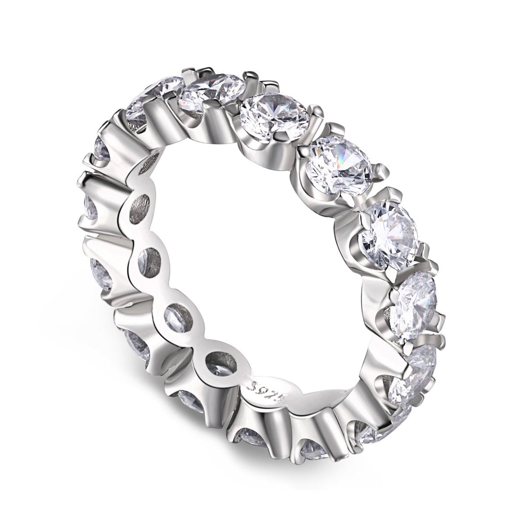 [Amore Jewels]Eternity Round Cut Tennis Ring