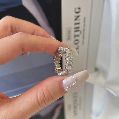 [Amore Jewels]Delicate Multi Shape Tennis Ring