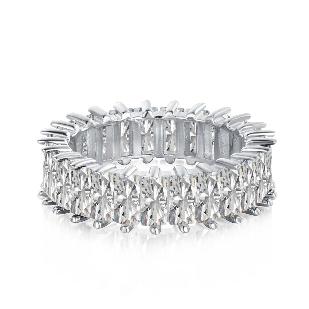 [Amore Jewels]Unique Colorful Radiant Cut RIng
