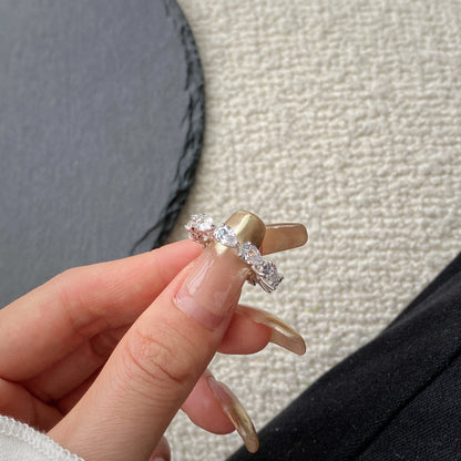 [Amore Jewels]Exquisite Pear Cut Tennis Ring