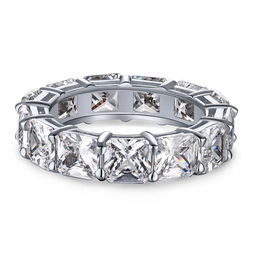 [Amore Jewels]Elegant Princess Cut Tennis Ring