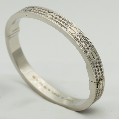 [Amore Jewels]LOVE BRACELET 6.1MM DIAMOND-PAVED
