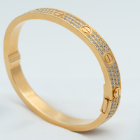 [Amore Jewels]LOVE BRACELET 6.1MM DIAMOND-PAVED