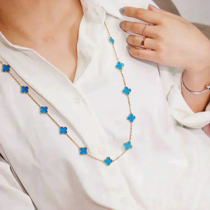 [Amore Jewels]CLOVER 20 MOTIFS TURQUOISE GOLD
