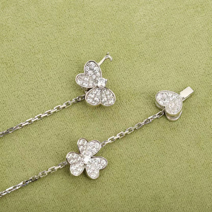 [Amore Jewels]FRIVOLE SILVER 9 FLOWERS NECKLACE
