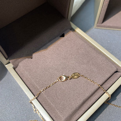 [Amore Jewels]JEUX DE PINK GOLD DIAMOND NECKLACE