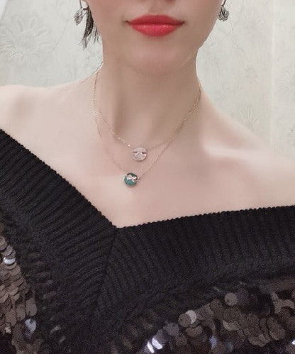 [Amore Jewels]JEUX DE ROSE GOLD DIAMOND NECKLACE