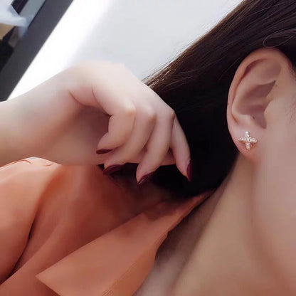 [Amore Jewels]JEUX DE GOLD DIAMOND EARRINGS