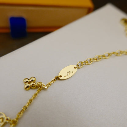 [Amore Jewels]BLOOMING SUPPLE NECKLACE BRASS