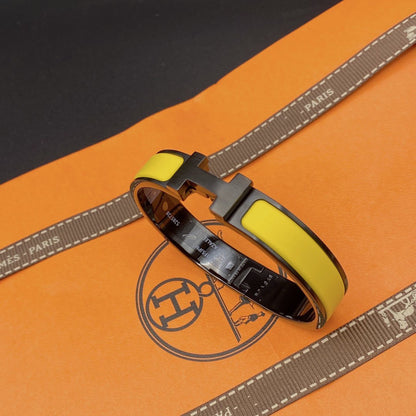 [Amore Jewels]CLIC HM SO BLACK YELLOW BRACELET