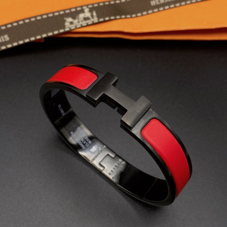 [Amore Jewels]CLIC HM SO BLACK RED BRACELET