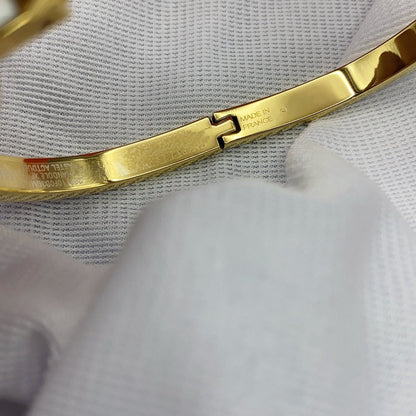 [Amore Jewels]CLASSIC HM CLIC WHITE 8MM ENAMEL BRACELET
