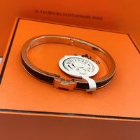 [Amore Jewels]CLASSIC HM CLIC BLACK 8MM ENAMEL BRACELET