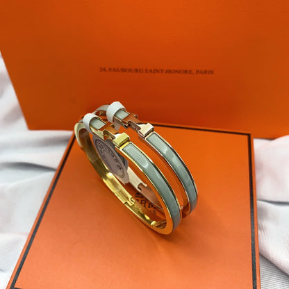 [Amore Jewels]CLASSIC HM CLIC GREEN 8MM ENAMEL BRACELET