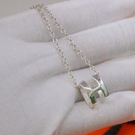 [Amore Jewels]HM NECKLACE H LETTER OVAL SERIES
