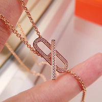 [Amore Jewels]HM FIRE PIG NOSE NECKLACE TRENDY STREET