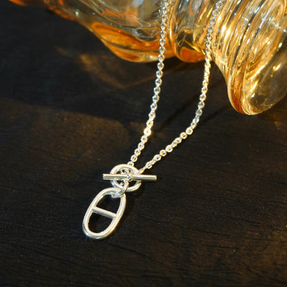 [Amore Jewels]HM CHAINE D'ANCRE PENDANT NECKLACE STERLING SILVER