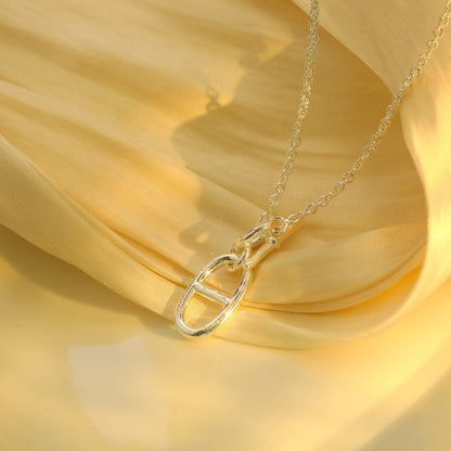 [Amore Jewels]HM CHAINE D'ANCRE PENDANT NECKLACE STERLING SILVER