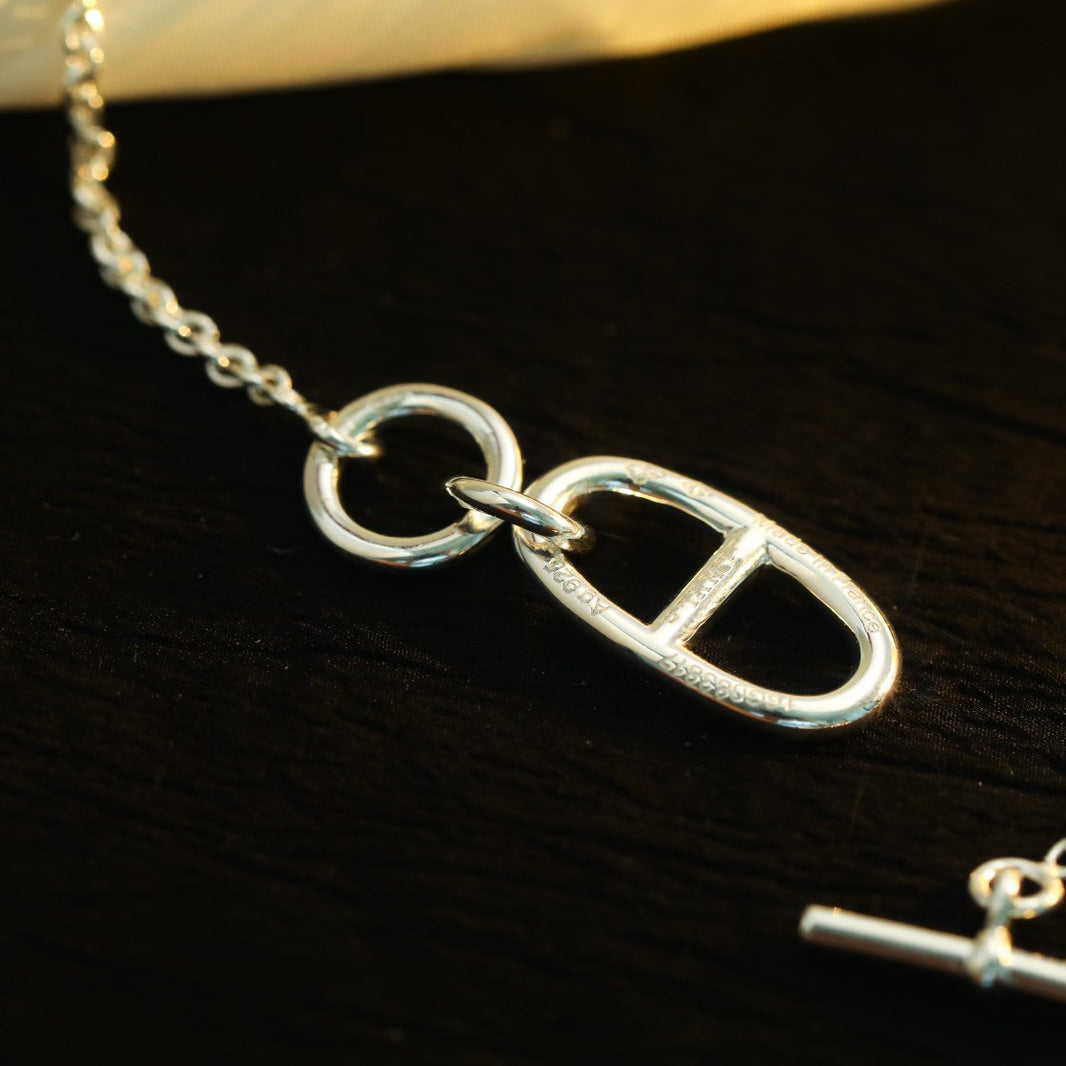 [Amore Jewels]HM CHAINE D'ANCRE PENDANT NECKLACE STERLING SILVER