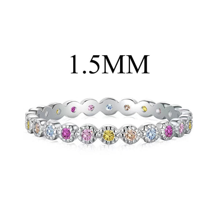 [Amore Jewels]Radiant Sparkling Round Cut Daily Ring