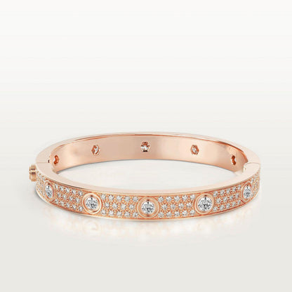[Amore Jewels]LOVE BRACELET 6.1MM DIAMOND-PAVED 10 BIG DIAMONDS