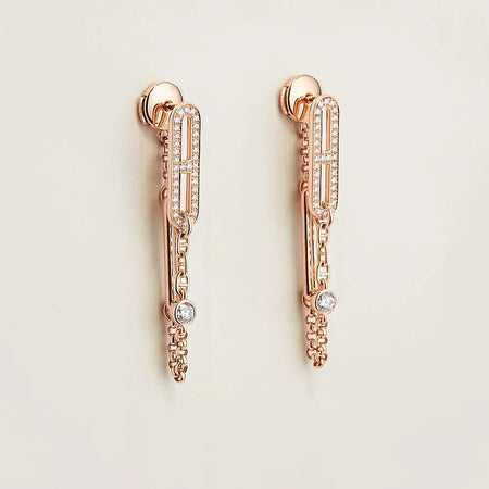 [Amore Jewels]CHAINE CHAOS DIAMOND DROP EARRINGS