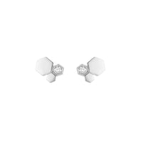 [Amore Jewels]BEE LOVE SILVER DIAMOND EARRINGS