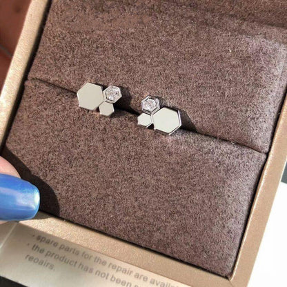 [Amore Jewels]BEE LOVE SILVER DIAMOND EARRINGS