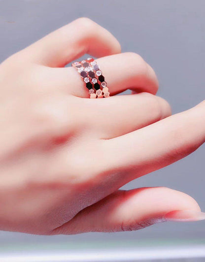 [Amore Jewels]BEE LOVE RING PINK GOLD DIAMOND