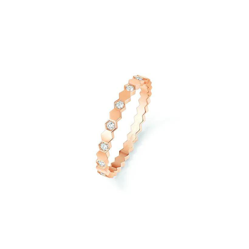 [Amore Jewels]BEE LOVE RING PINK GOLD DIAMOND