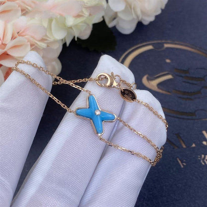 [Amore Jewels]JEUX BRACELET TURQUOISE PINK GOLD 1 DIAMOND