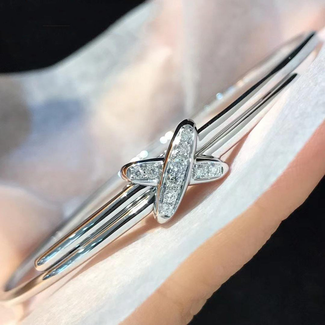 [Amore Jewels]JEUX DE BRACELET SILVER DIAMONDS