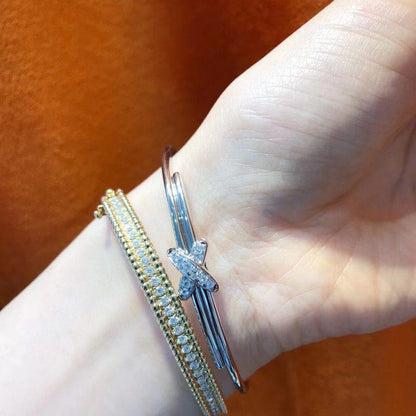 [Amore Jewels]JEUX DE BRACELET SILVER DIAMONDS