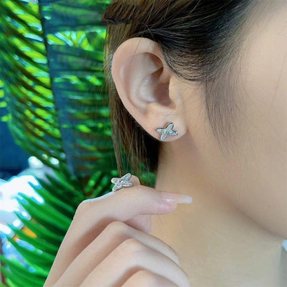 [Amore Jewels]JEUX DE SILVER DIAMOND EARRINGS