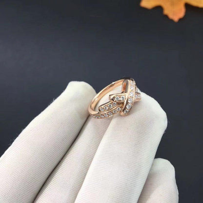 [Amore Jewels]JEUX DE RING PINK GOLD DIAMOND