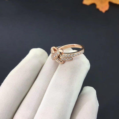[Amore Jewels]JEUX DE RING PINK GOLD DIAMOND