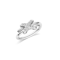 [Amore Jewels]JEUX DE SILVER DIAMOND RING