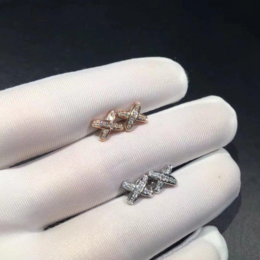[Amore Jewels]JEUX DE DIAMOND EARRINGS
