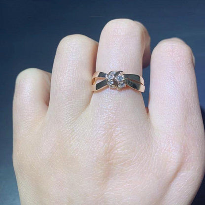 [Amore Jewels]LIENS RING PINK GOLD DIAMOND
