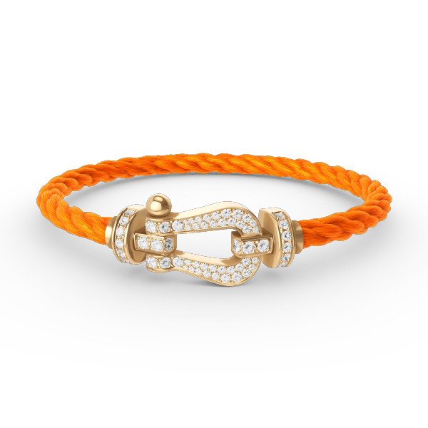 [Amore Jewels]FORCE LARGE HORSESHOE FULL DIAMOND BRACELET GOLD