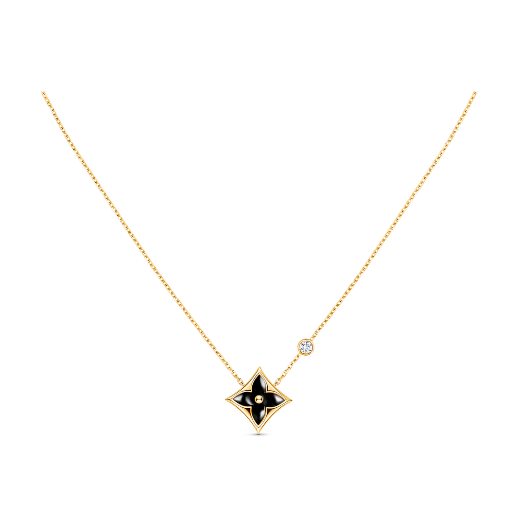 [Amore Jewels]STAR BLACK MOP NECKLACE