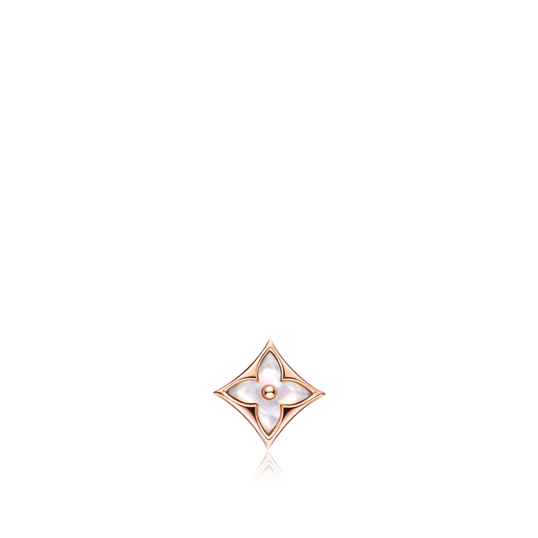 [Amore Jewels]STAR MOP PINK GOLD EARRINGS